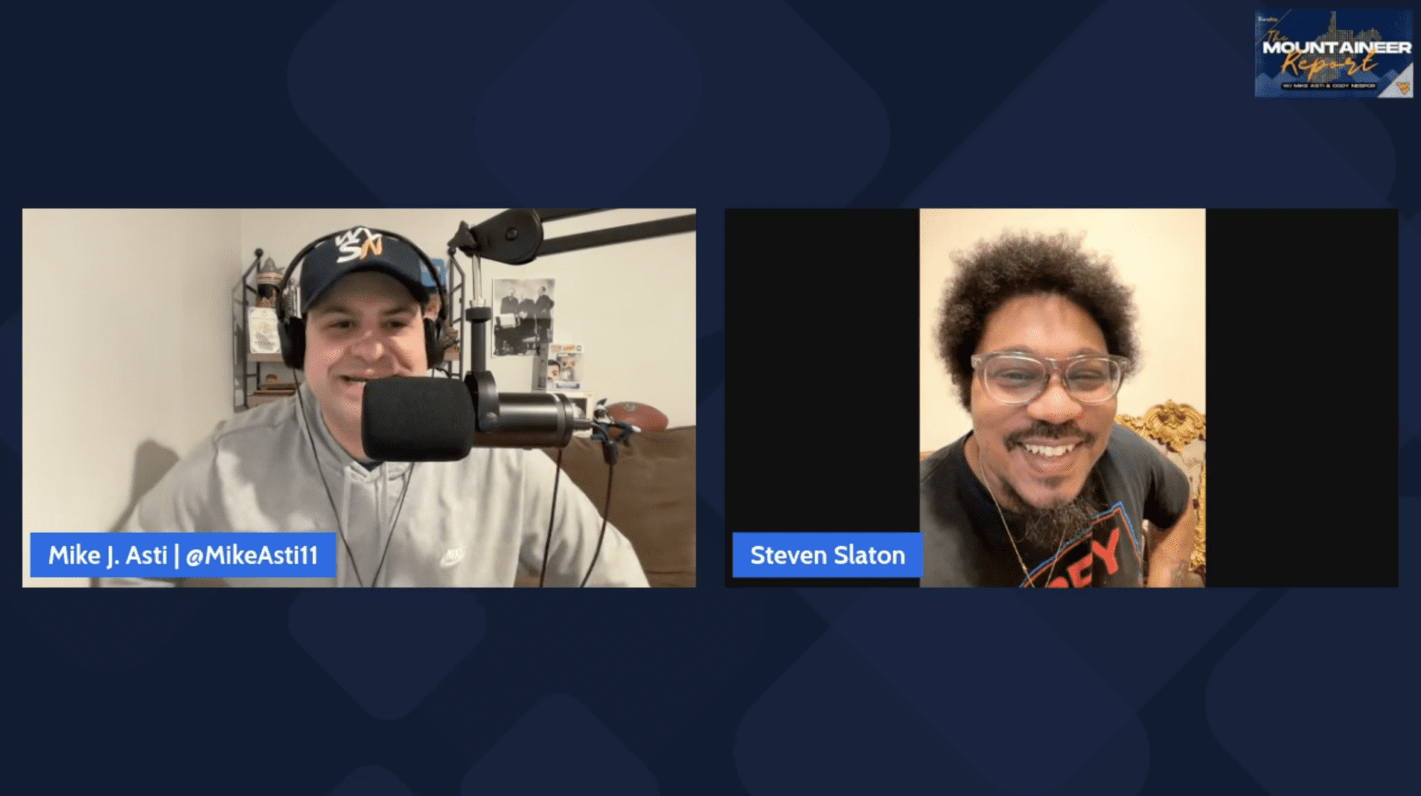 Mike Asti and Steve Slaton